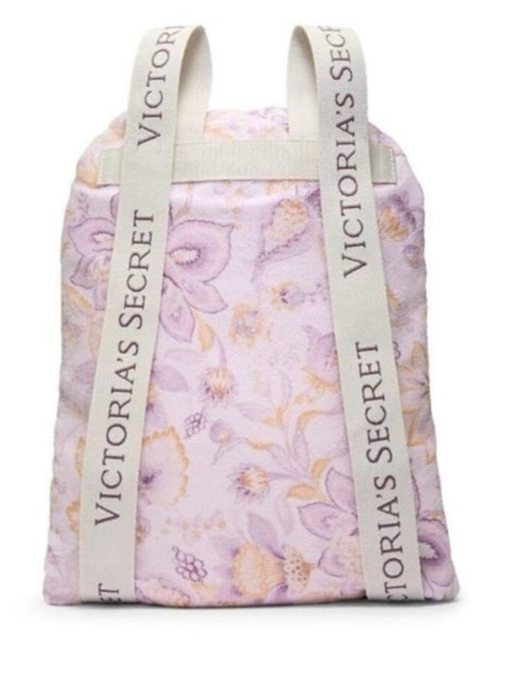New Victoria's Secret Convertible Floral Drawstring Backpack Beach Towel- Bags - Picture 4 of 15